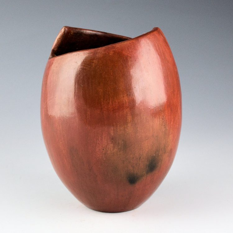 Cling, Alice - Jar with Mountain Rim and Fire Clouds