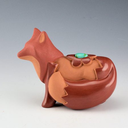 Borts-Medlock, Autumn  - Red Clay Fox with Turquoise (2025)