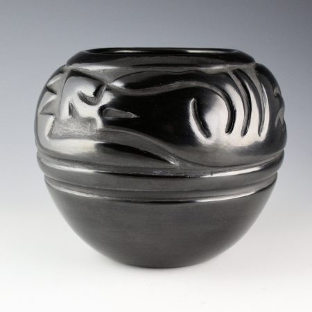Tafoya, Celes & Evelyn - Large Bowl with Avanyu (1970s)