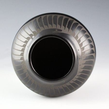 Alternative view of Gutierrez, Denny - Jar with 48 Feathers and Rain Designs (1987)