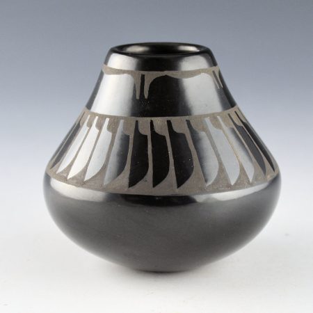 Alternative view of Gutierrez, Denny - Jar with 31 Feathers and Rain Designs (1991)