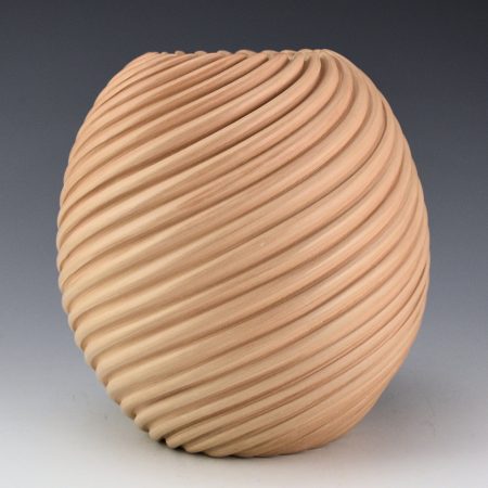 Alternative view of Toya, Dominique - Tan Jar with 25 Melon Ribs (1990s)