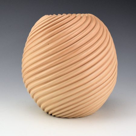 Toya, Dominique - Tan Jar with 25 Melon Ribs (1990s)