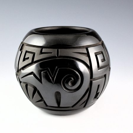 Alternative view of Begay, Jr., Harrison - Bowl with Realistic Bear and Heartline Bear (2025)