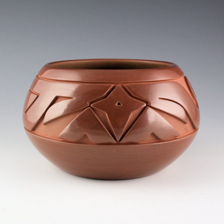 Roller, Jordan - Brown Fired Bowl with Sky Design (2016)