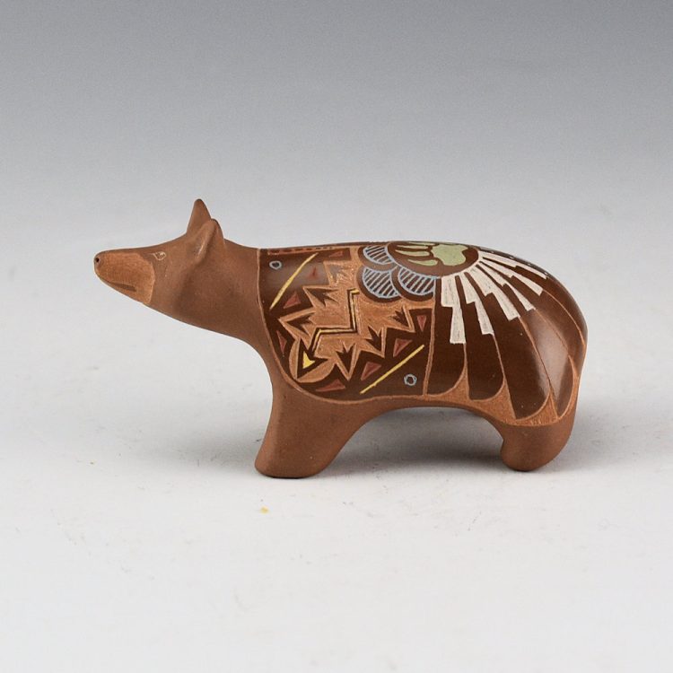 Tafoya, Jennifer - Brown Bear with Bear Paw and Fish