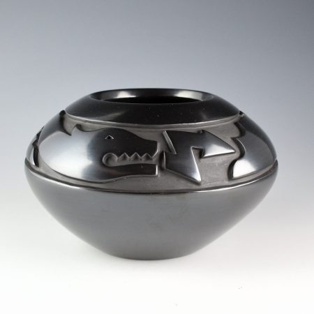 Roller, Jeff - Bowl with Carved Avanyu (2025)