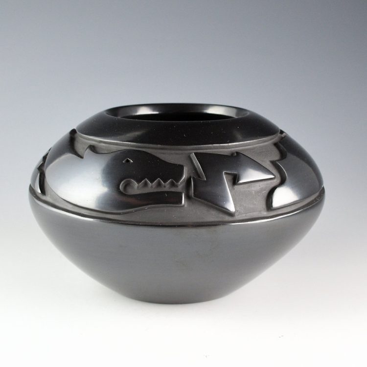 Roller, Jeff - Bowl with Carved Avanyu (2025)