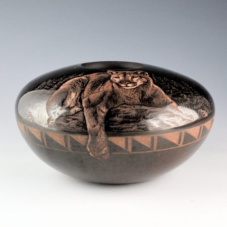 Naranjo, Johnathan - 7" Wide "Mountain Lions" Bowl (2025)