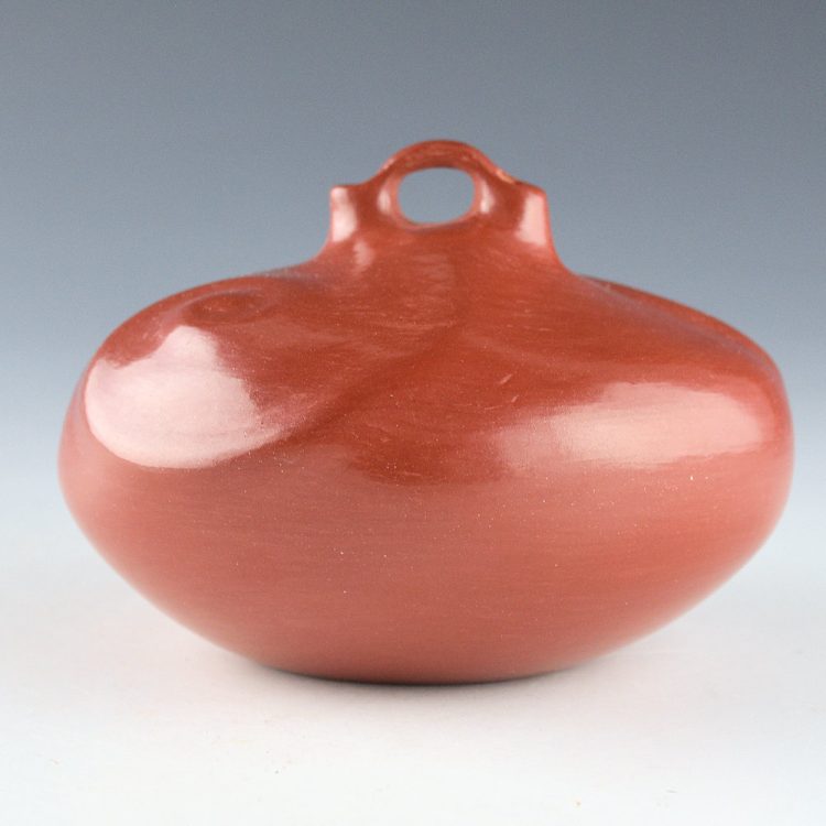 Cain, Linda - Red Wedding Vase with Spiraling Clouds (2000)