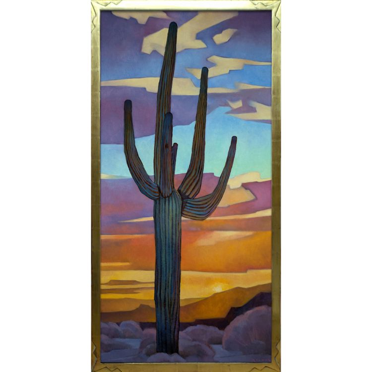 Molnar, Marcia - "Desert Dawn" Oil on Linen (48 x 24)