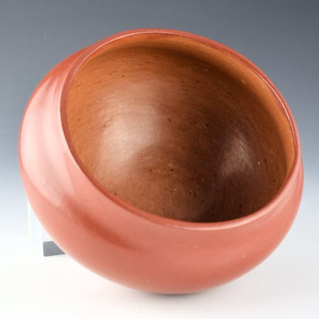 Alternative view of Tafoya, Margaret - Fully Polished Red and Tan Bowl (1980's)