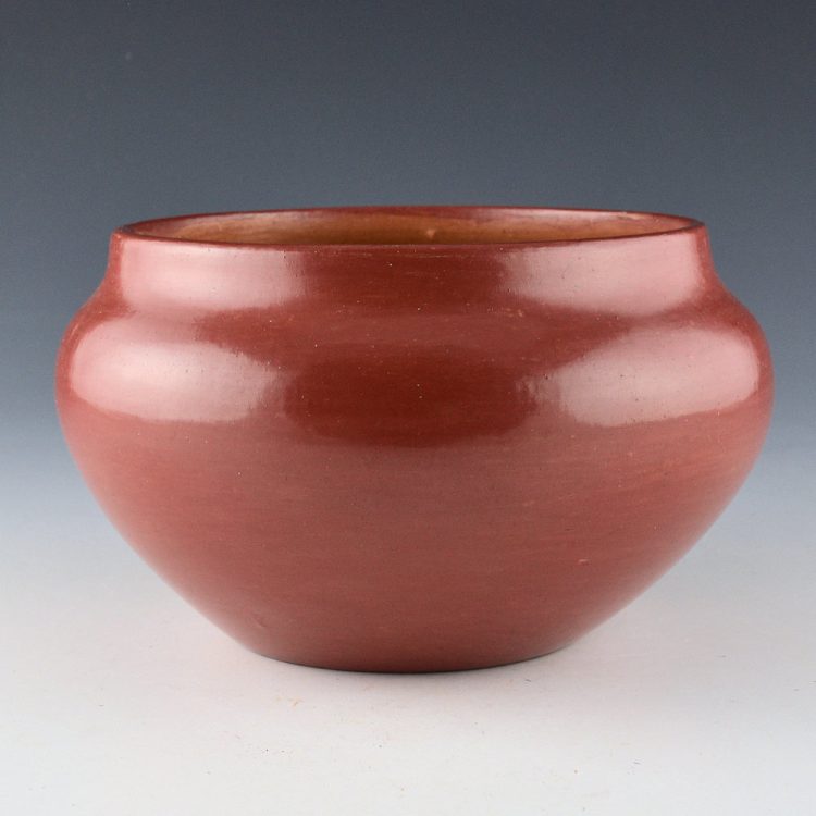 Tafoya, Margaret - Fully Polished Red and Tan Bowl (1980's)