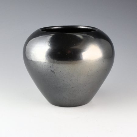 Alternative view of Martinez, Maria - Plainware Gunmetal Bowl "Maria Poveka", 1950s