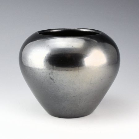 Martinez, Maria - Plainware Gunmetal Bowl "Maria Poveka", 1950s