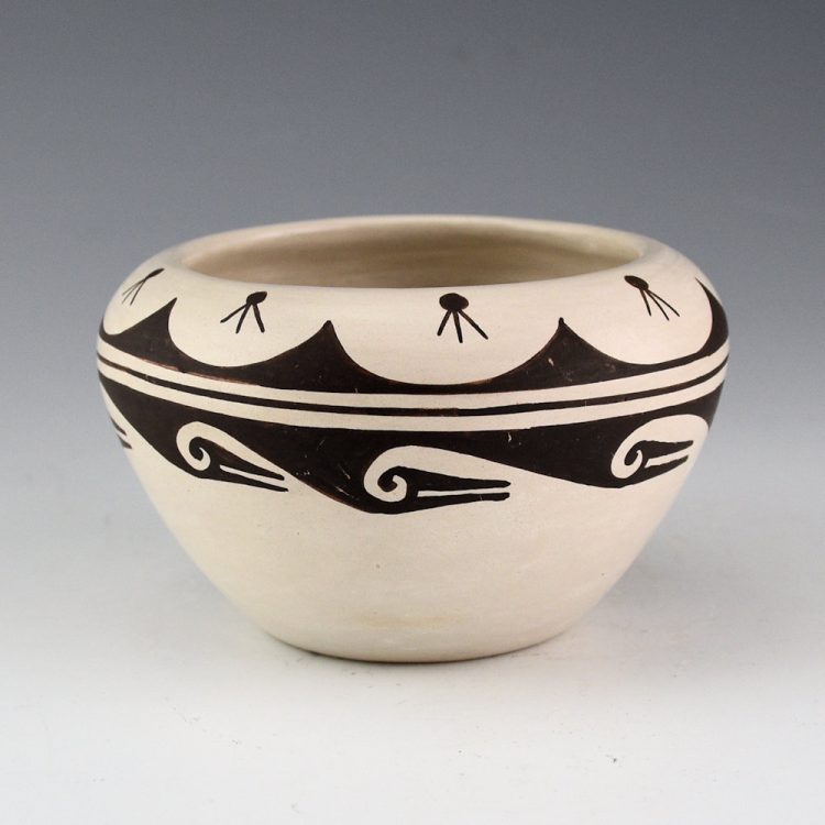 Navasie, Marianne - Small Bowl with Cloud and Rain Designs (1980s)