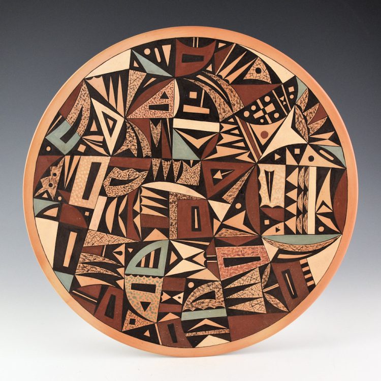 Lucas, Steve - 10.5" "Katsina Faces" Four Color Plate