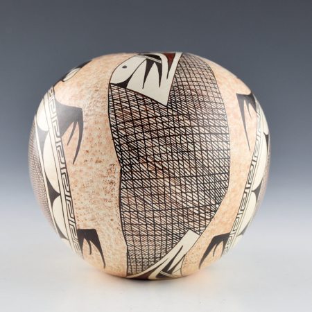 Alternative view of Naha, Sylvia - Turtles and Bird Wing Design Seedpot (1980s)