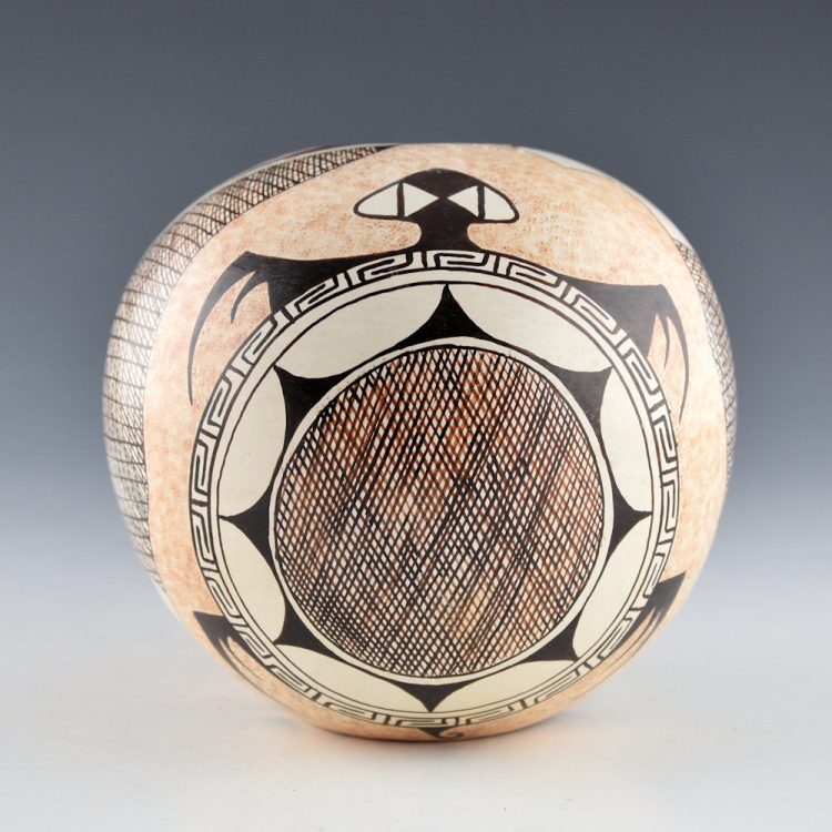 Naha, Sylvia - Turtles and Bird Wing Design Seedpot (1980s)