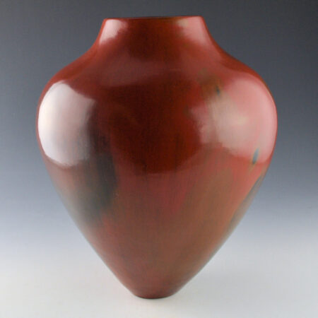 Alternative view of Cling, Alice - 11" Tall High Shoulder Jar with Fire Clouds