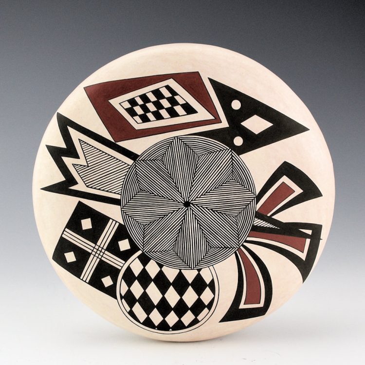 Natseway, Charmae - Large Seedpot with Geometric Designs (1995)