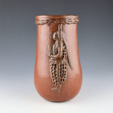 Alternative view of Tso, Faye - Tall Jar with Two Corn Maidens (1980s)