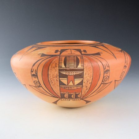Sahme, Jean - Bowl with Beetle-Mana Figures (1990s)