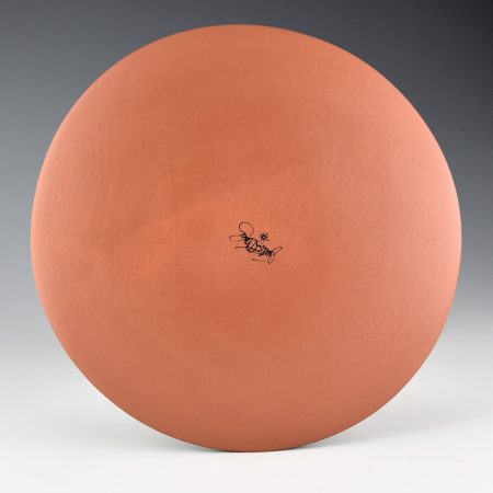 Alternative view of Coriz, Julian B. - 8" Plate with Spiraling Star Design