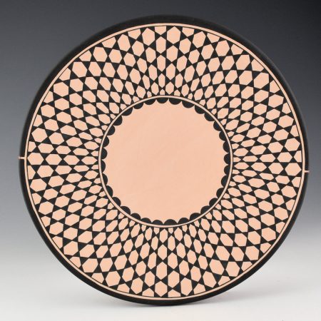 Coriz, Julian B. - 8" Plate with Spiraling Star Design