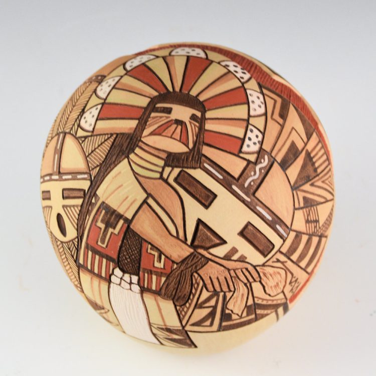 Namoki, Lawrence - "Her Forefathers" Large Seedpot (1980s)