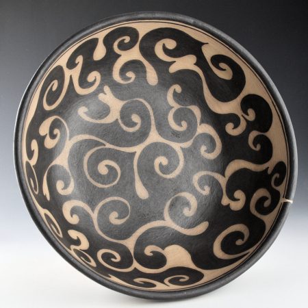 Holt, Lisa & Harlan Reano - Open Bowl with Cloud Designs (2005)