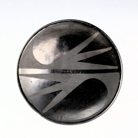 Alternative view of Martinez, Maria - Plate with Bird Wing Design (1930s)