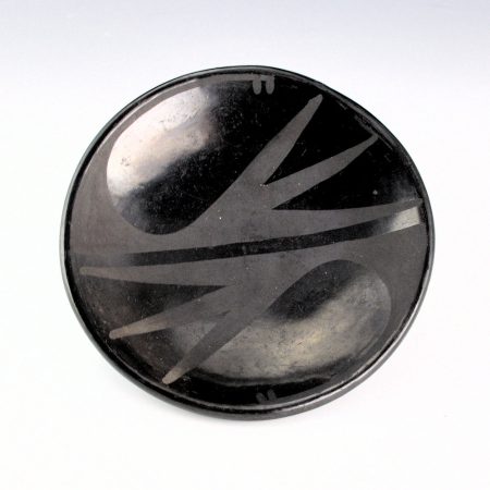 Martinez, Maria - Plate with Bird Wing Design (1930s)