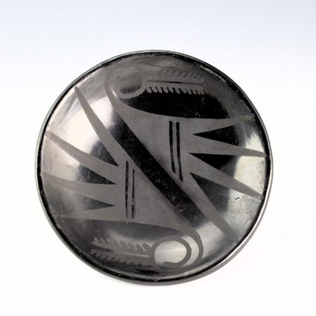 Alternative view of Martinez, Maria - Plate with Evergreen Designs (1930s)