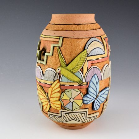 Honyouti, Mavasta - "Imperfect Beauty" Cottonwood Vessel