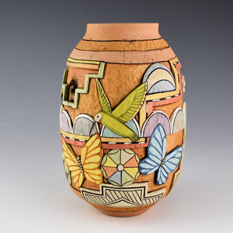 Honyouti, Mavasta - "Imperfect Beauty" Cottonwood Vessel