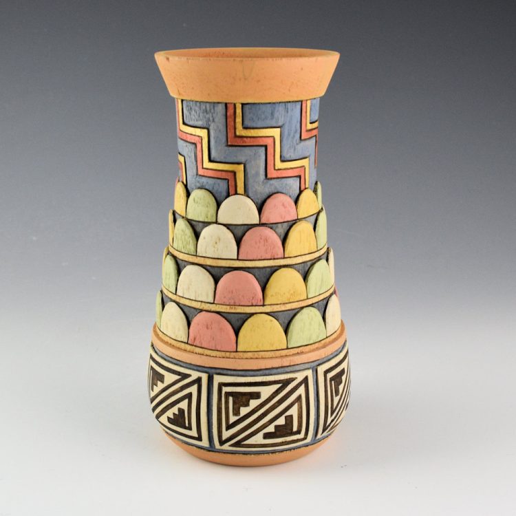 Honyouti, Mavasta - "Incoming Rain" Wood Vessel