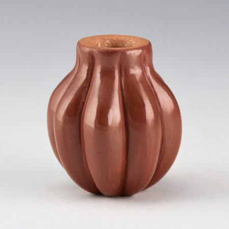 Youngblood, Nancy - Miniature Red 8 Rib Water Jar
