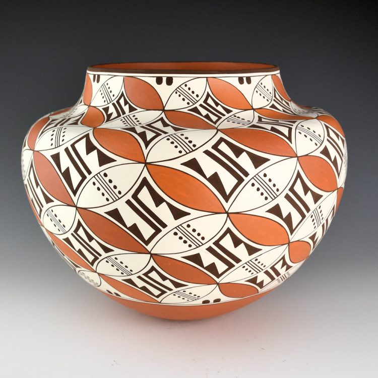 Patricio, Robert - "Swirling Butterflies" Water Jar