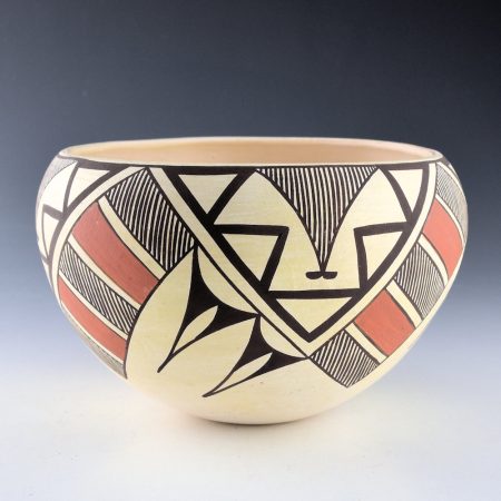 Chino, Rose - Bowl with Rain Clouds (1970s)
