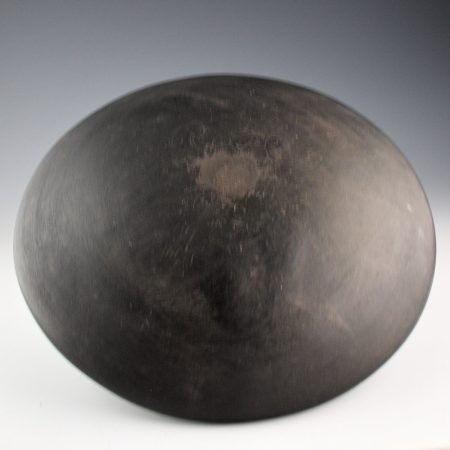 Alternative view of Gonzales, Rose - 11" Carved Plate with Avanyu (1930s)