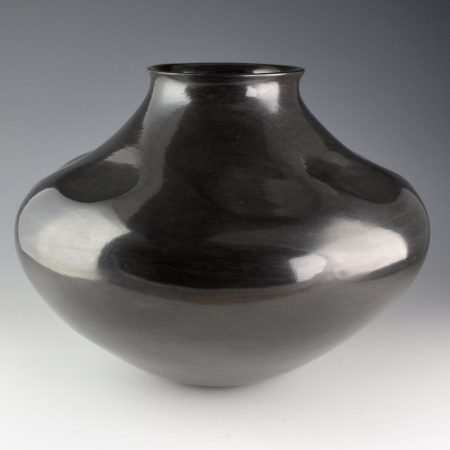 Alternative view of Naranjo-Garcia, Sharon - 11" Wide Black Gourd Water Jar