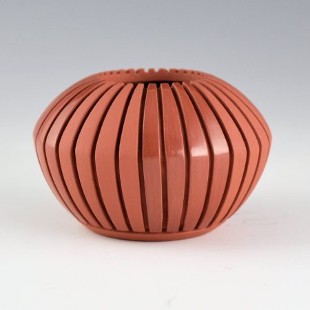 Alternative view of Tapia, Sue - Red 32 Straight Rib Melon Bowl