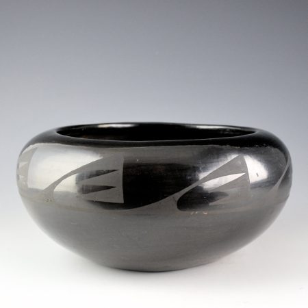 Alternative view of Roybal, Tonita - Bowl with Bird Wing Designs (1920s)