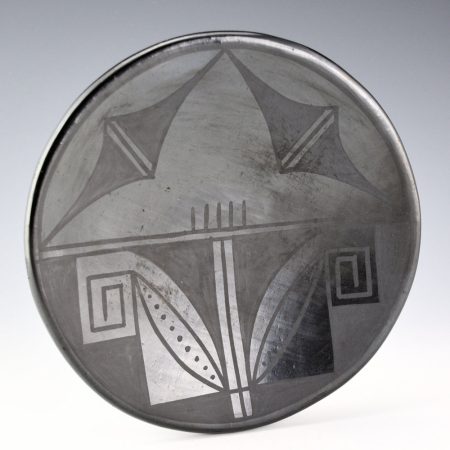 Roybal, Tonita  - Plate with Flower Design (1920s)