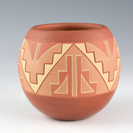 Alternative view of Curran, Alvin - Polychrome Bowl with Clouds and Mountains (1990s)