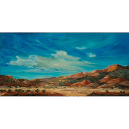 Vargas, Andrea - "West Edge of Abiquiu" Oil, 20" x 40"