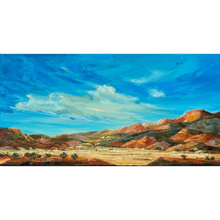 Alternative view of Vargas, Andrea - "West Edge of Abiquiu" Oil, 20" x 40"