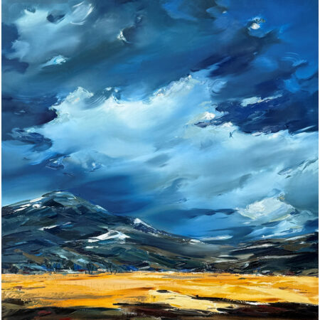 Alternative view of Vargas, Andrea - "Thunder Clouds" Oil, 40" x 40"