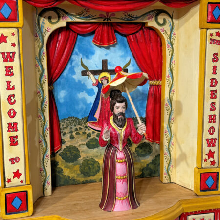 Alternative view of Arthur Lopez - "The Bearded Lady: Santa Librada'", Wood Santos